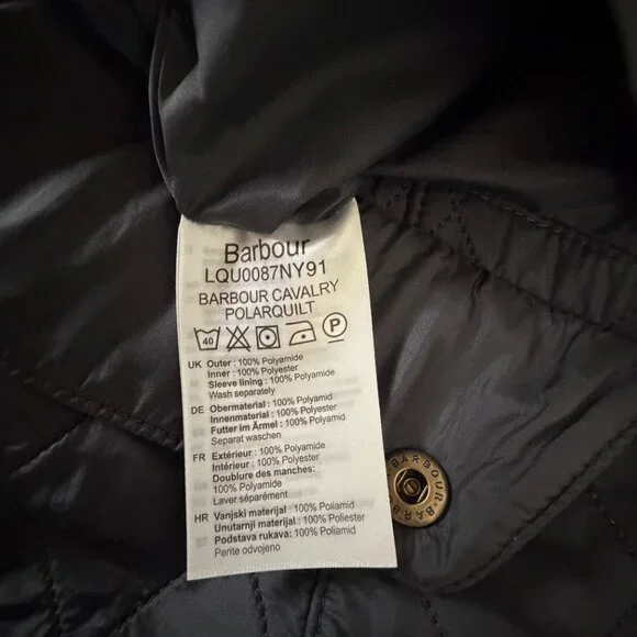 Barbour Calvary Polarquilt Jacket - NWT - Picture 8 of 8